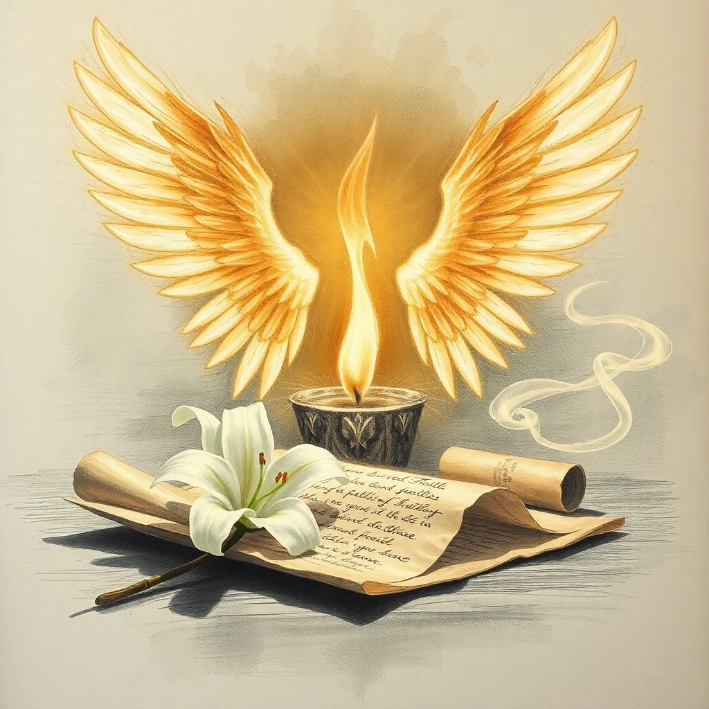 Naturaleza ardiente de los Serafines, fuego purificador, amor divino, santidad inmaculada de Dios, llama del amor que consume lo impuro.