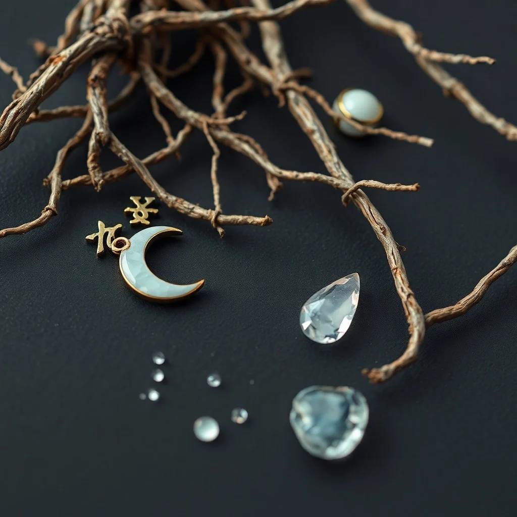 Antique journal and scrying mirror, symbolizing introspection and the pursuit of inner wisdom.