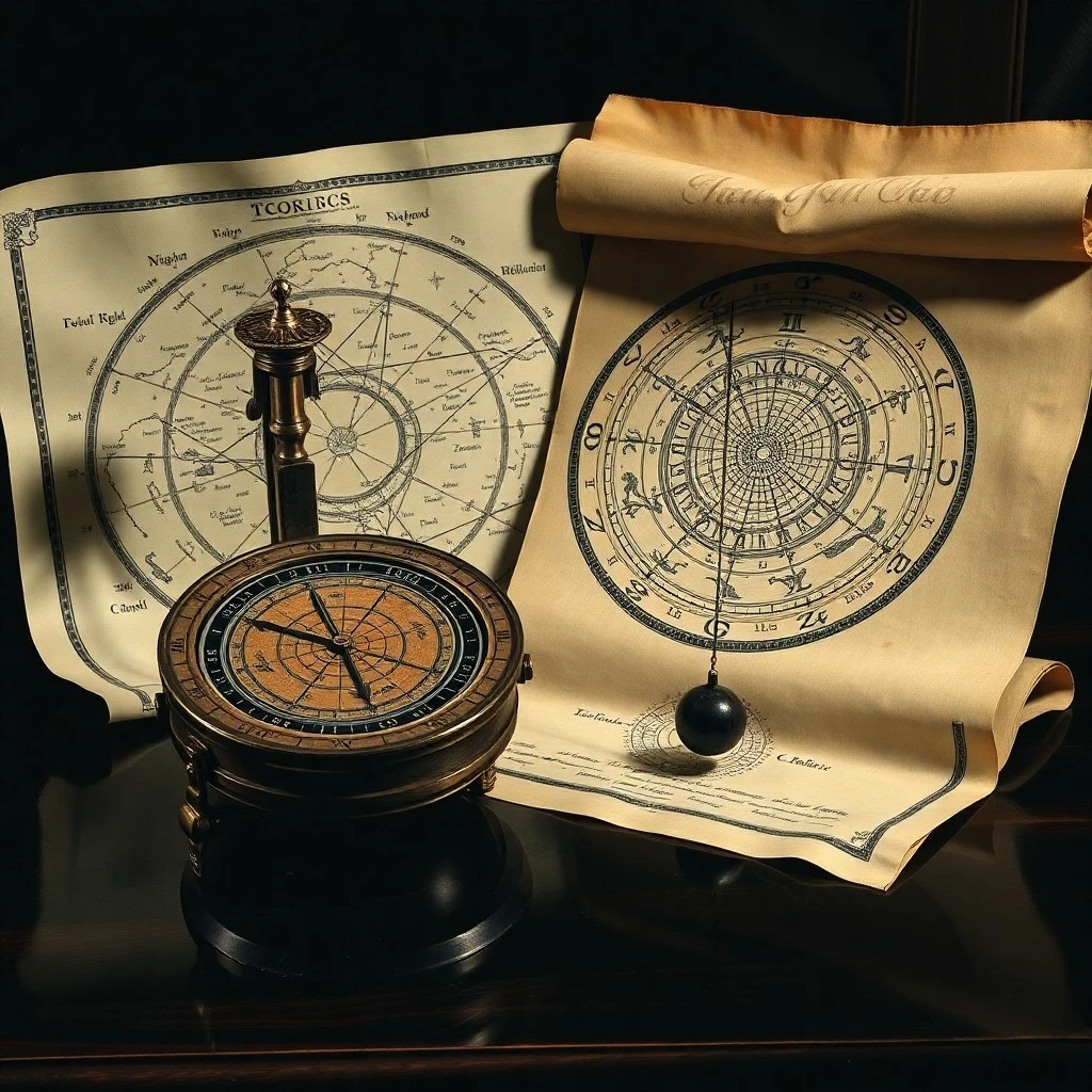 Vórtice cósmico con dos anillos de luz concéntricos, representando zodiacos sideral y tropical