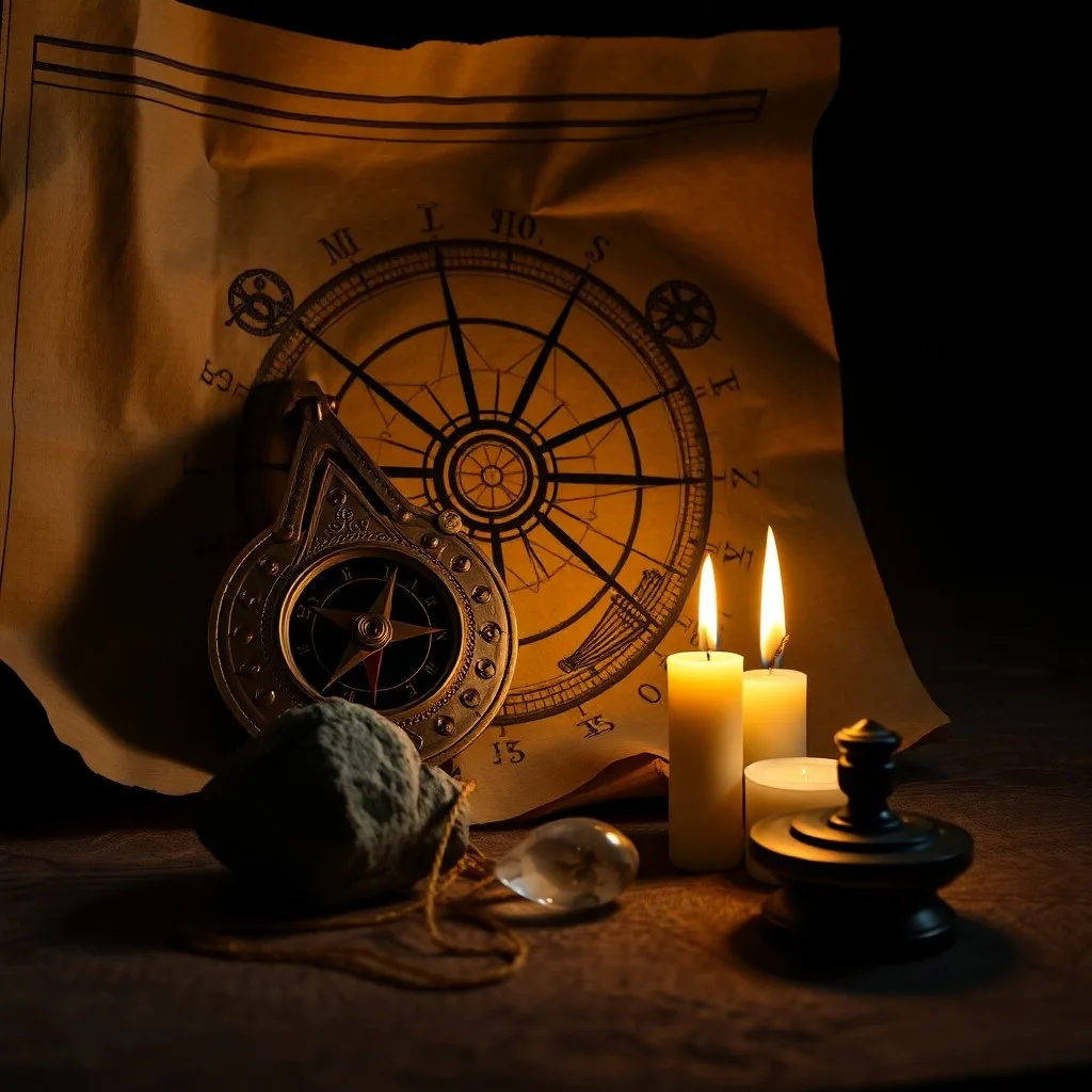 A weathered hourglass with sand flowing upwards, surrounded by intricate gears and astrological symbols, symbolizing time reversal and destiny.