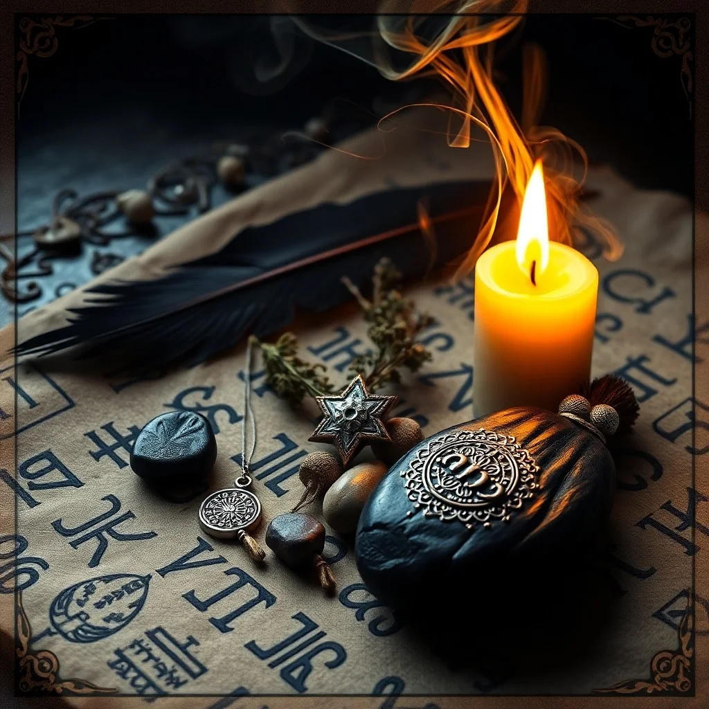 Isometric 3D render of a stylized Viking longhouse interior, with a central hearth casting warm light on a small wooden table where carved runic symbols are arranged, ancient artifacts, clean lines.