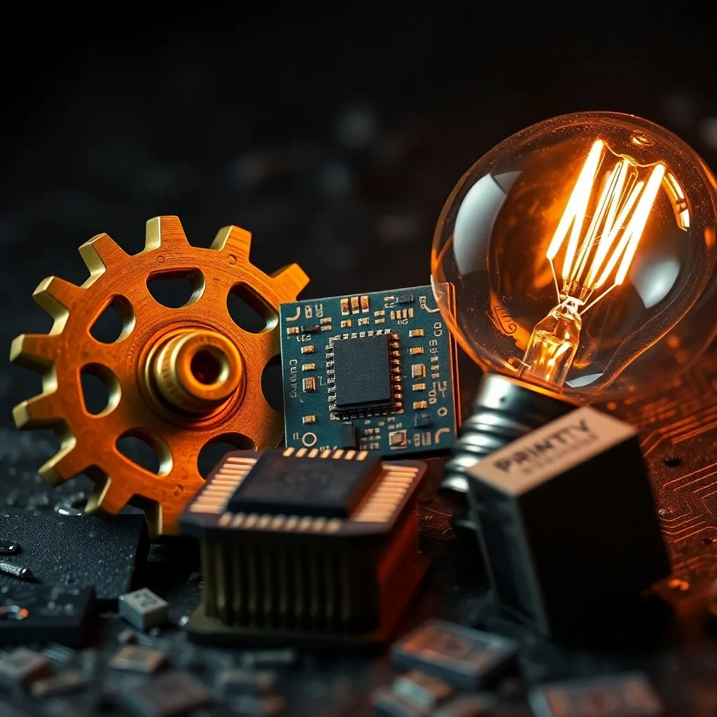 Renderizado isométrico 3D de una red global interconectada, con flujos de datos brillantes que unen varios dispositivos digitales como computadoras portátiles, teléfonos inteligentes y servidores, en un fondo oscuro y futurista, simbolizando la influencia omnipresente de internet y la conectividad digital.