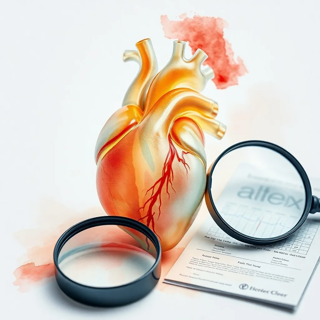 A stylized, abstract human heart with glowing arteries and veins, representing the complexity of cardiovascular health and disease.