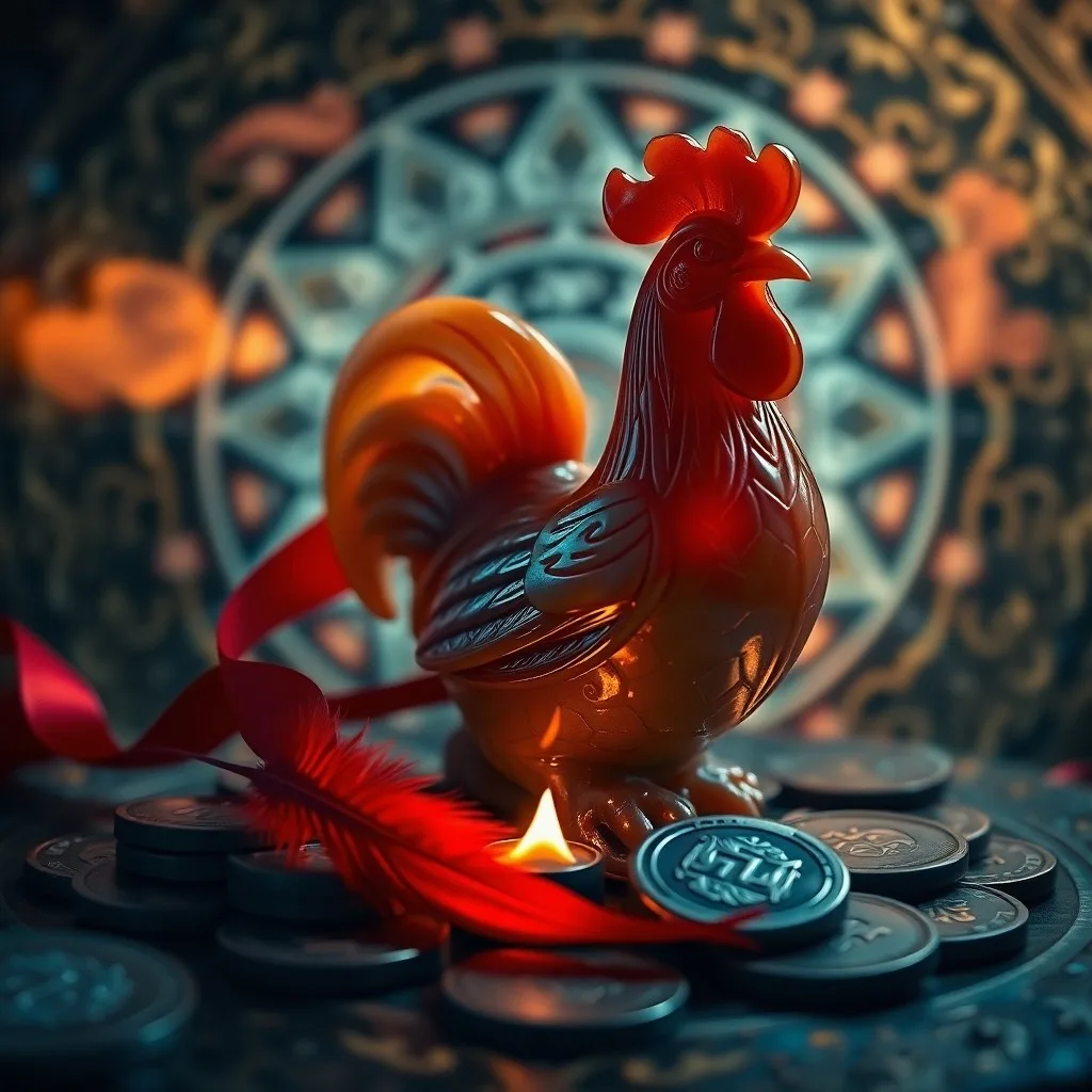 Un primer plano de una boca que comunica con claridad y pasión, con un ligero brillo, reflejando la naturaleza expresiva y directa del Gallo de Fuego.