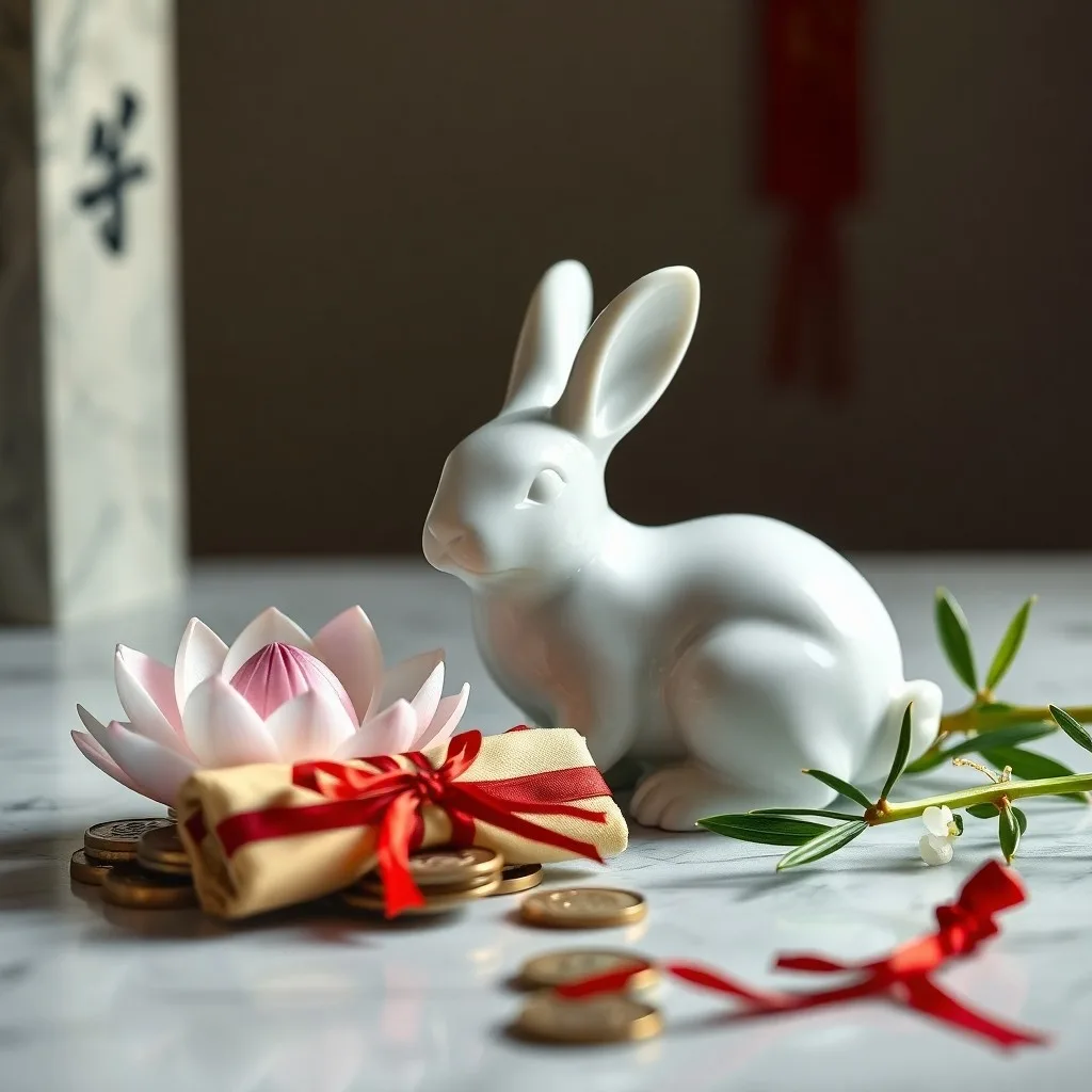 Cinematic still life of two intertwined silk ribbons, one soft pastel pink and the other a gentle cream, resting on a polished wooden surface. Nearby, a single, delicate lotus flower petal and a small, antique silver locket are subtly placed, suggesting themes of connection and hidden affections.