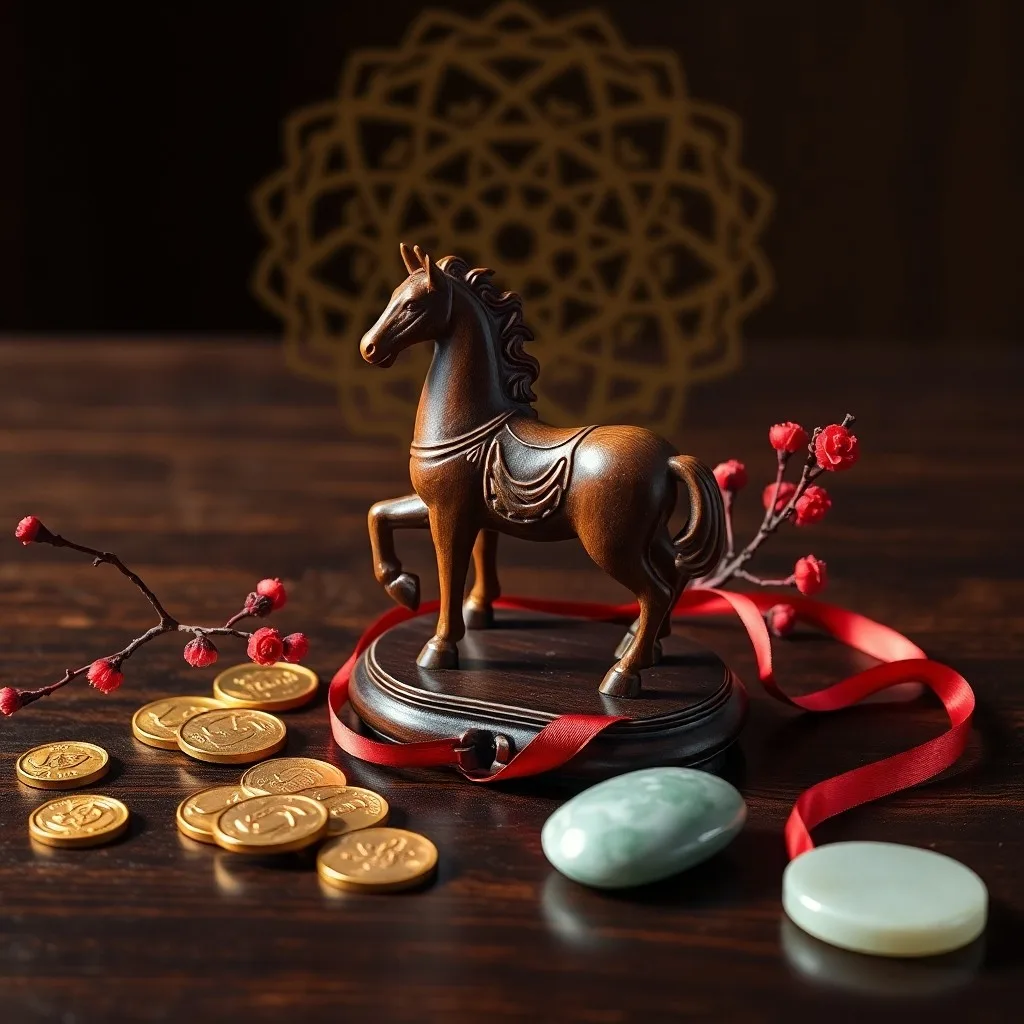 Ancient Chinese scrolls and an abacus on a wooden desk, with a jade dragon figurine and a modern tablet showing a 2024 calendar, symbolizing the blend of tradition and future in astrological predictions.