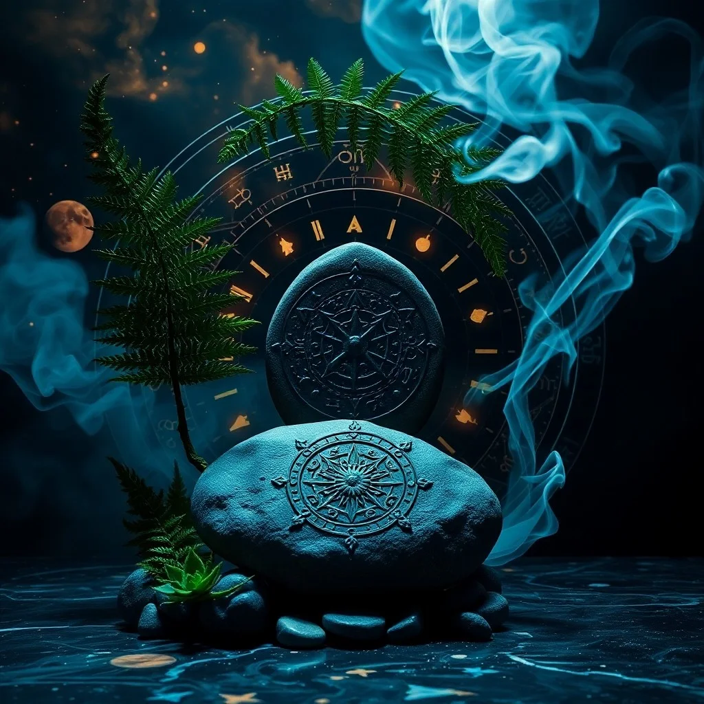 Fotografía cinematográfica de un antiguo astrolabe sobre terciopelo, rodeado de pergaminos con símbolos zodiacales, bajo una luz dramática.