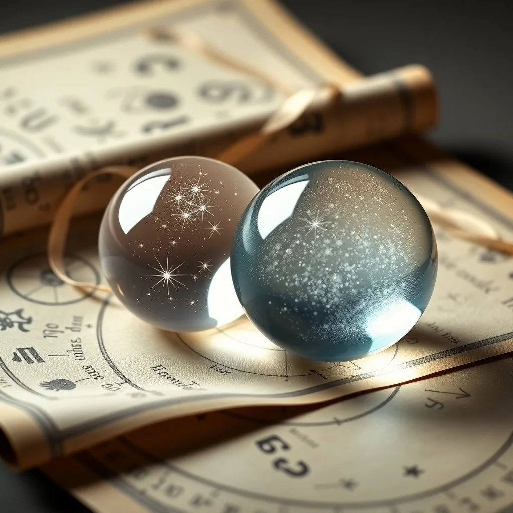 3D isometric render of a complex, glowing holographic astrological chart, suspended above a futuristic console, symbolizing deep analysis and understanding of relationship dynamics.