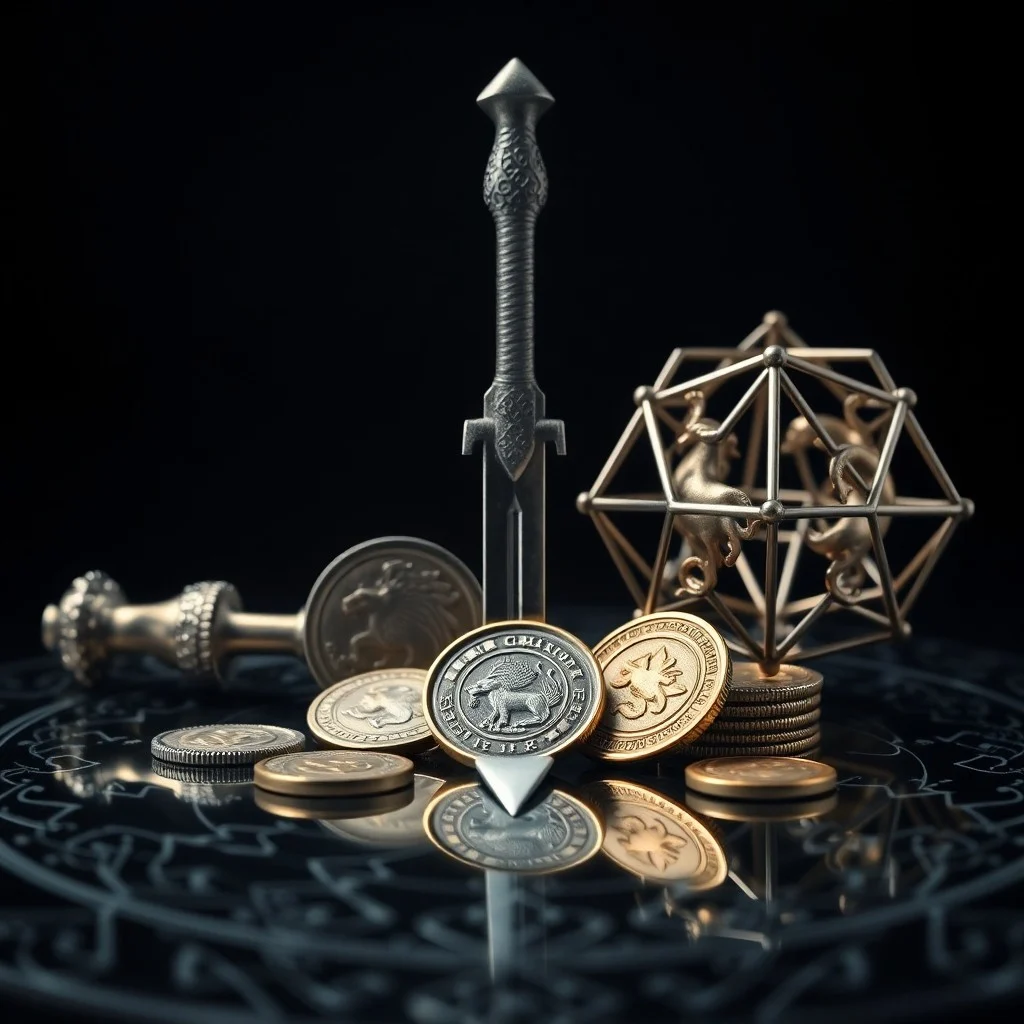 Extreme close-up macro photography of a vintage compass with a metallic finish, pointing resolutely north, surrounded by ancient, intricate gears and cogs, suggesting precision and direction.