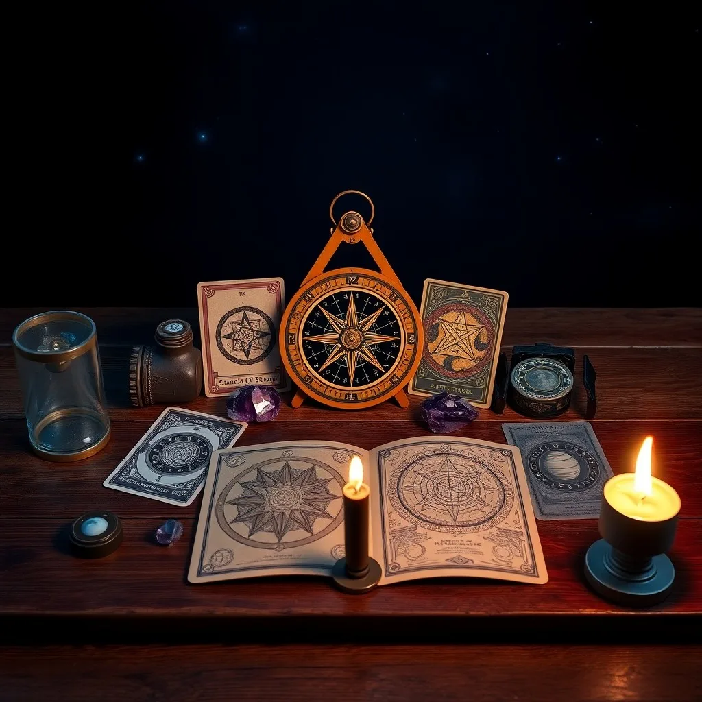Intertwined gears and clockwork mechanisms, some glowing with subtle planetary colors (red for Mars, blue for Jupiter, etc.), symbolizing the intricate timing and cosmic mechanics of planetary hours. Abstract and conceptual, no human elements.