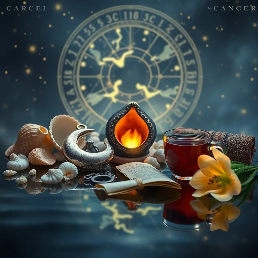 Pintura al óleo de un jardín tranquilo a la luz de la luna con un arroyo y un roble antiguo, evocando seguridad e introspección, con elementos celestiales sutiles en el cielo nocturno.