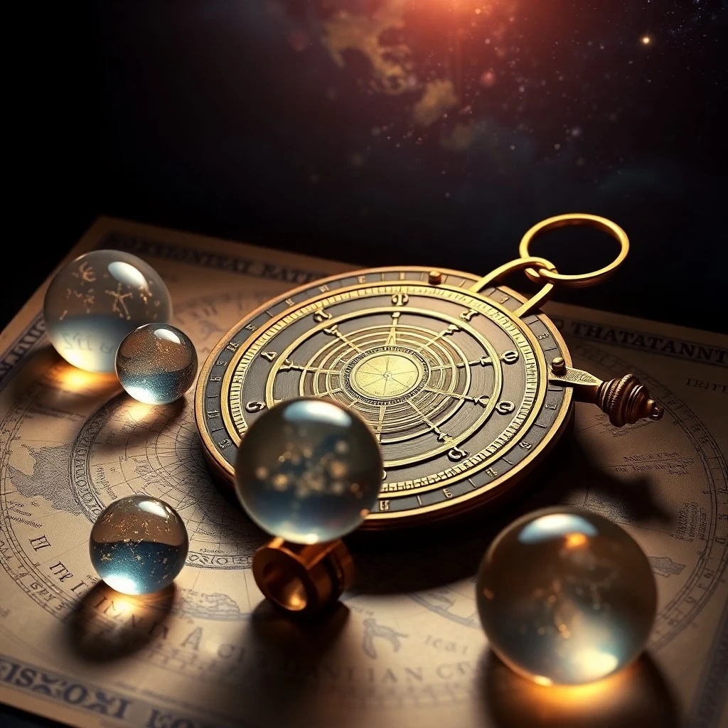 3D model of Earth with tropical zodiac divisions