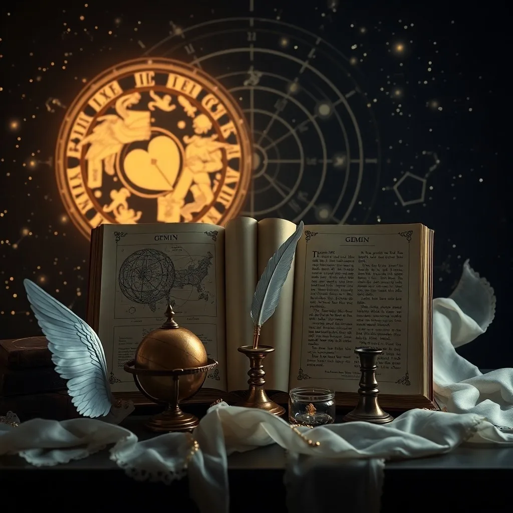 Fotografía cinematográfica de una máquina de escribir antigua con libros abiertos y una taza de café, iluminada por luz natural que entra por una ventana.