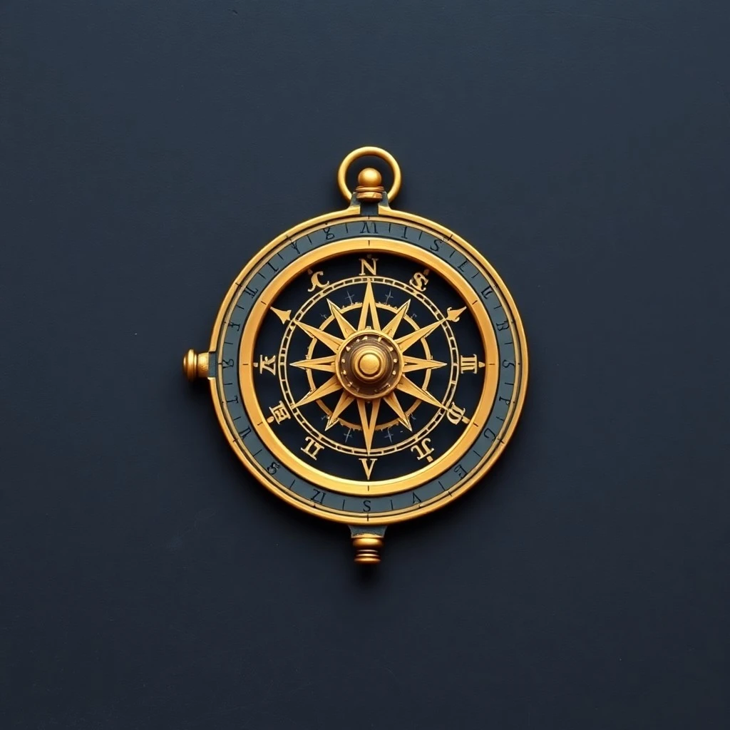 A 3D digital illustration of a glowing holographic astrological chart, highlighting the Midheaven, surrounded by abstract symbols of career achievements.