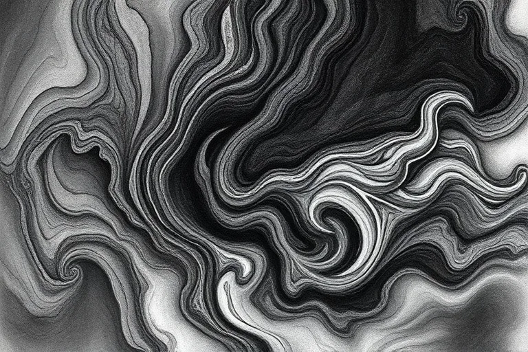 Fotografía abstracta de texturas naturales fusionadas, representando el equilibrio elemental