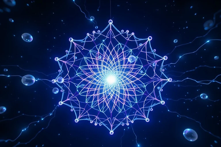 3D render of a complex, interconnected network of glowing neural pathways and abstract thought bubbles, suspended in a minimalist, futuristic environment. Represents mental agility, curiosity, and the constant flow of information. Cool color palette, sharp focus, intricate details.