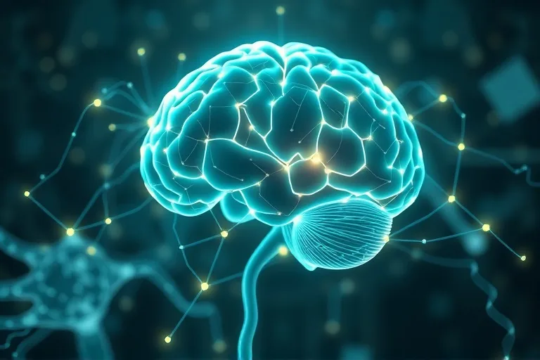 Conexión entre el intestino y el cerebro a través de vías neuronales