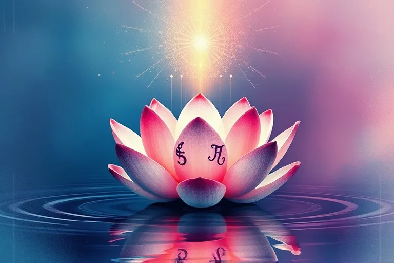 Lotus flower symbolizing self-growth through astrology