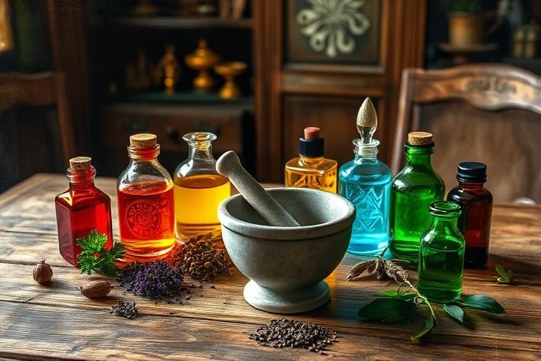 Medicinal herbs and oils for elemental balance