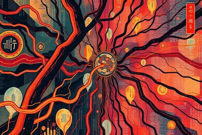 Neural pathways and digital brushstrokes