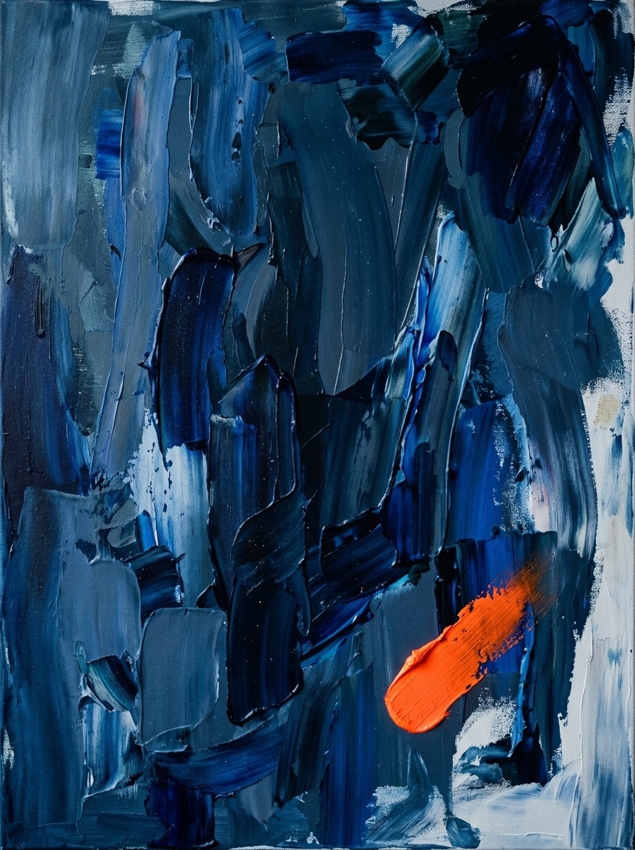 Indigo Swan original artwork