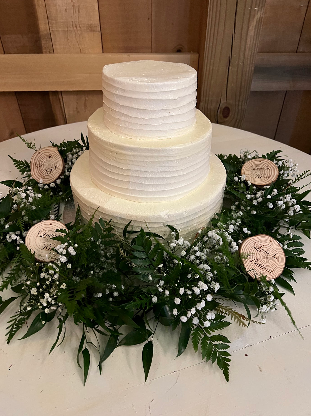 Wedding Cake Table Display