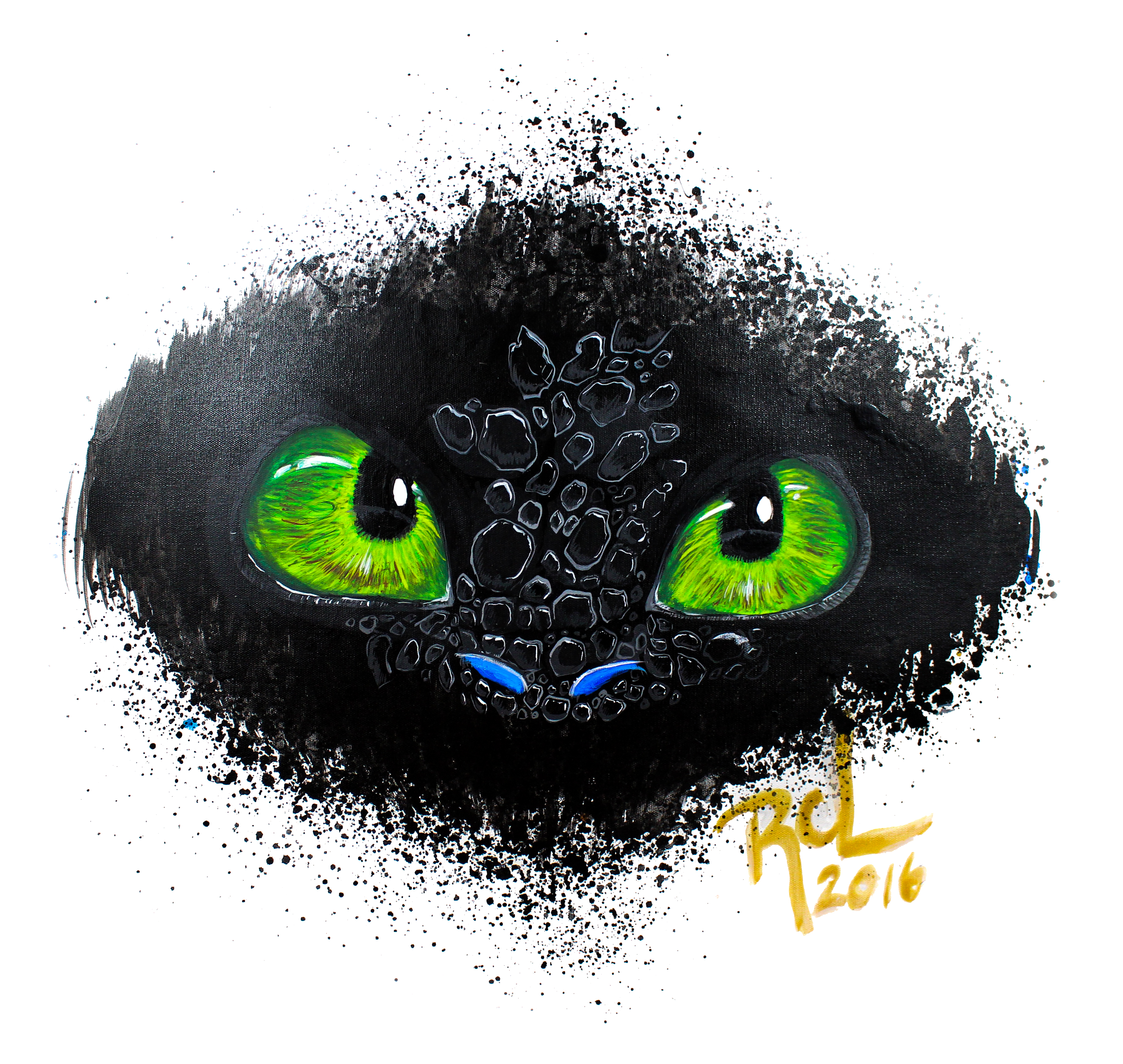 Toothless HTTD 8"x10"