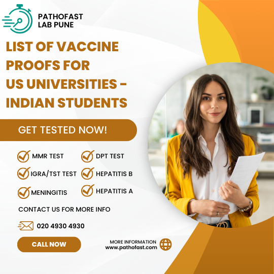 USA University Vaccination Requirements and Blood Tests for Indian Students