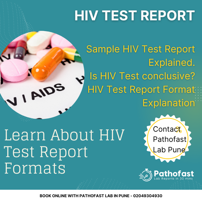 HIV Test Report Sample Explained : Is it Conclusive?