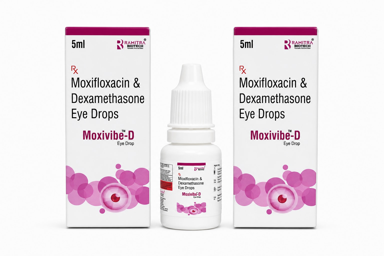 MOXIVIBE-D - Moxifloxacin Dexamethasone eye drops