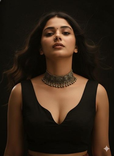 Moody Cinematic Portrait - After: AI generated result using Gemini prompt