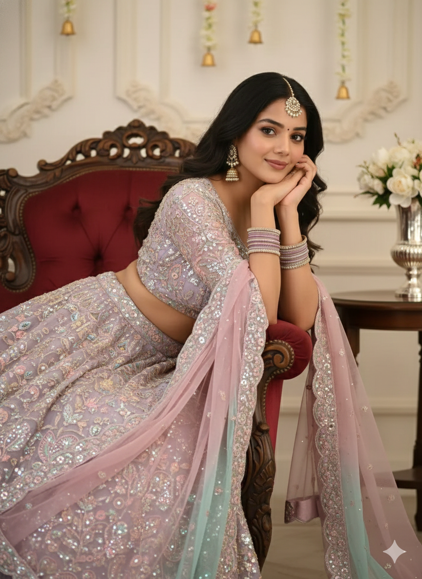 Royal Bridal Editorial - After: AI generated result using Gemini prompt