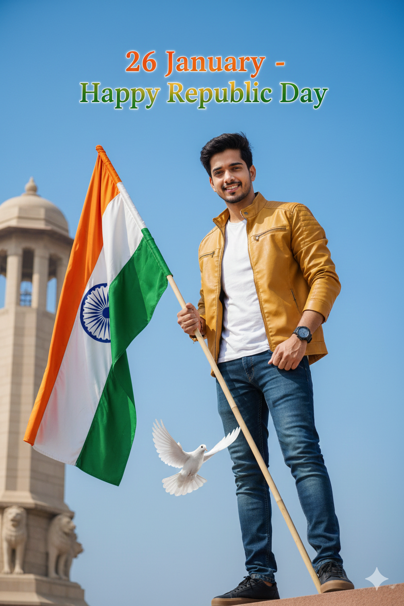 Republic Day Pride - After: AI generated result using Gemini prompt