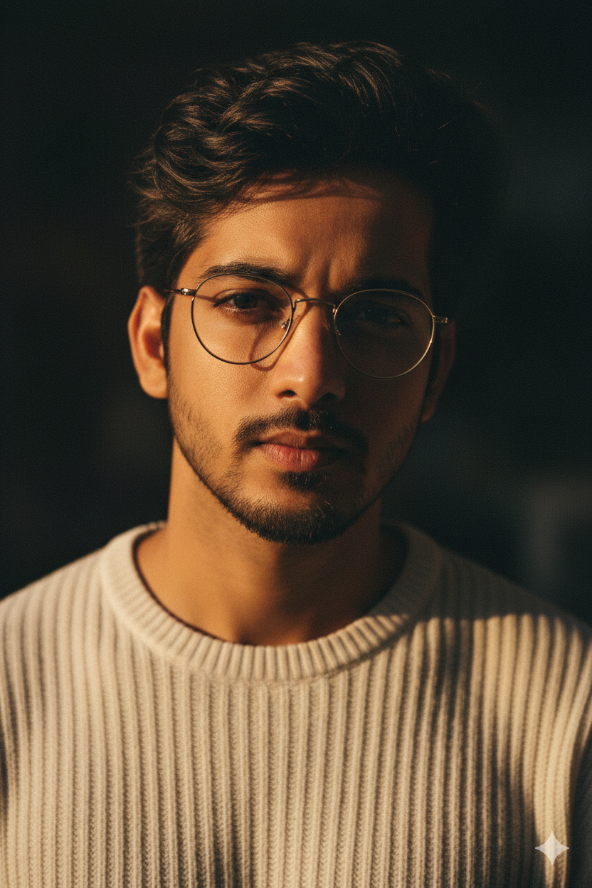 Golden Hour Introspection - After: AI generated result using Gemini prompt