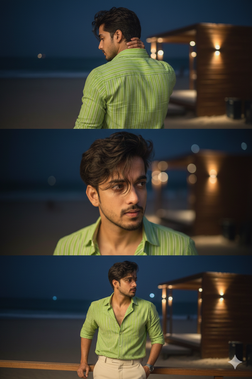 kohli green shirt - After: AI generated result using Gemini prompt