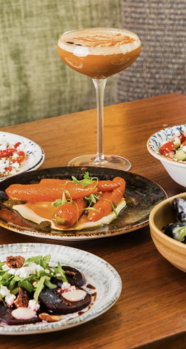 A spread of Ambar small plates