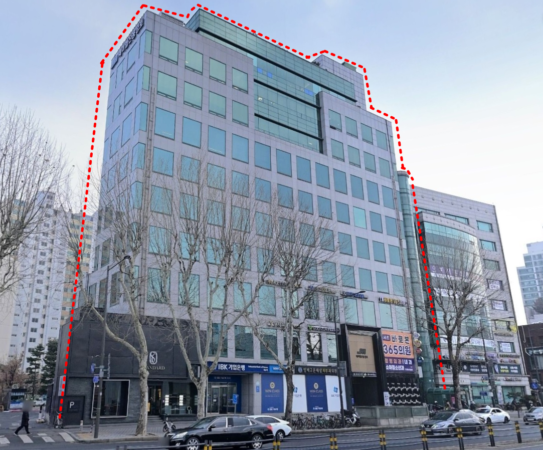 총신대입구역 바로앞 도보 1분거리 연층사용 메디컬빌딩 344평