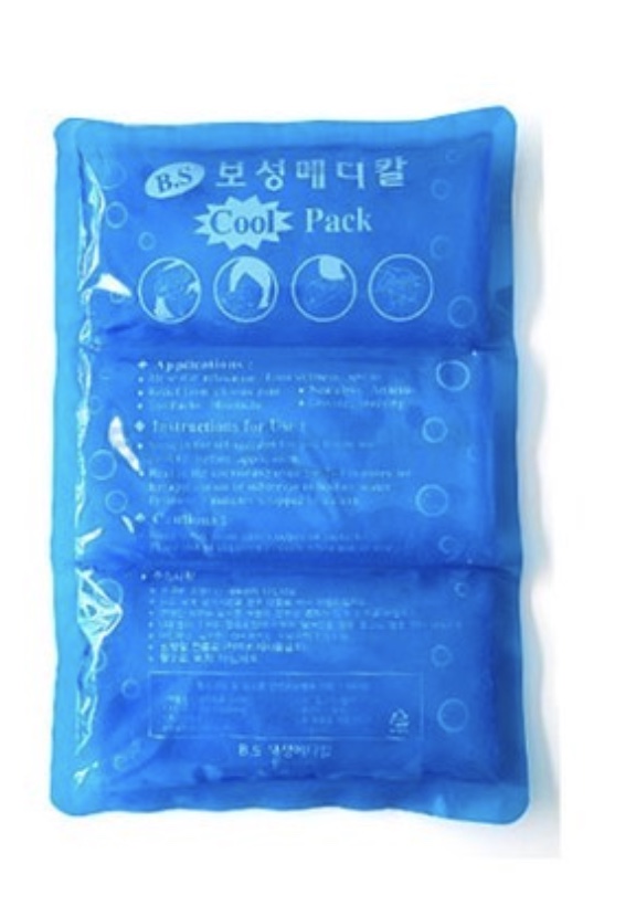 탑건강 보성 얼음찜질팩 무지 중형