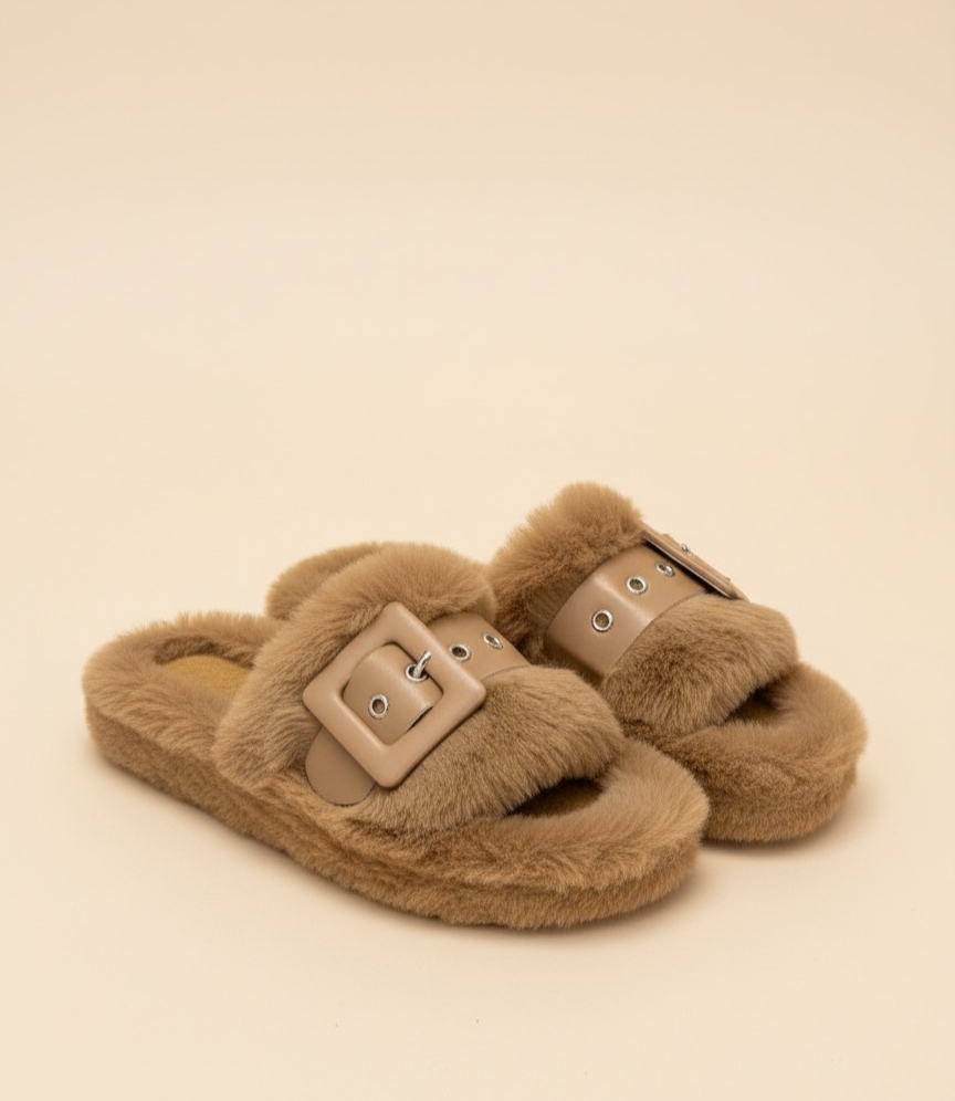 Buckle Slippers