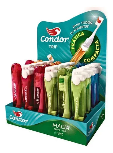 CEPILLO DENTAL DE VIAJE C/ESTUCHE ((24))