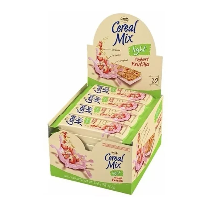 CEREAL MIX YOGUR FRUTILLA LIGHT - CAJA X20