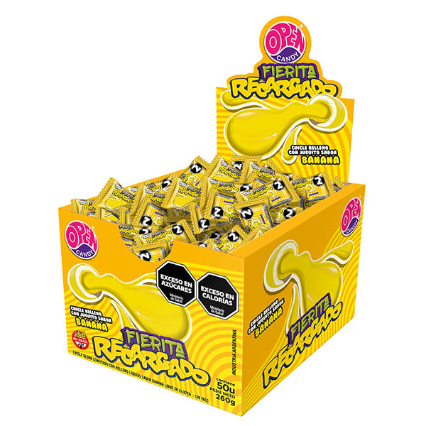 CHICLE REC. BANANA X50U ((12))