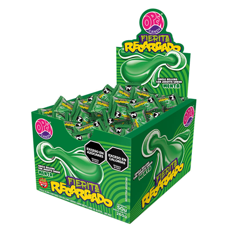 CHICLE REC. MENTA X50U ((12))