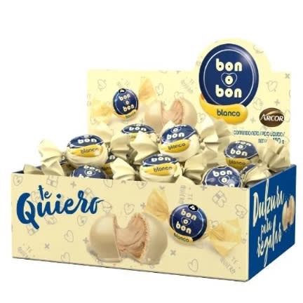 CHOC. BOCADITO B.O.B. BLANCO - CAJA X30