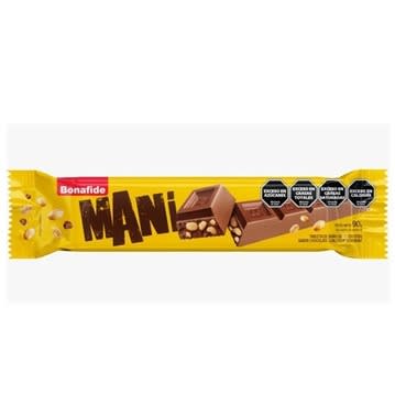 CHOC. BONAFIDE LECHE Y MANI 90G ((14))