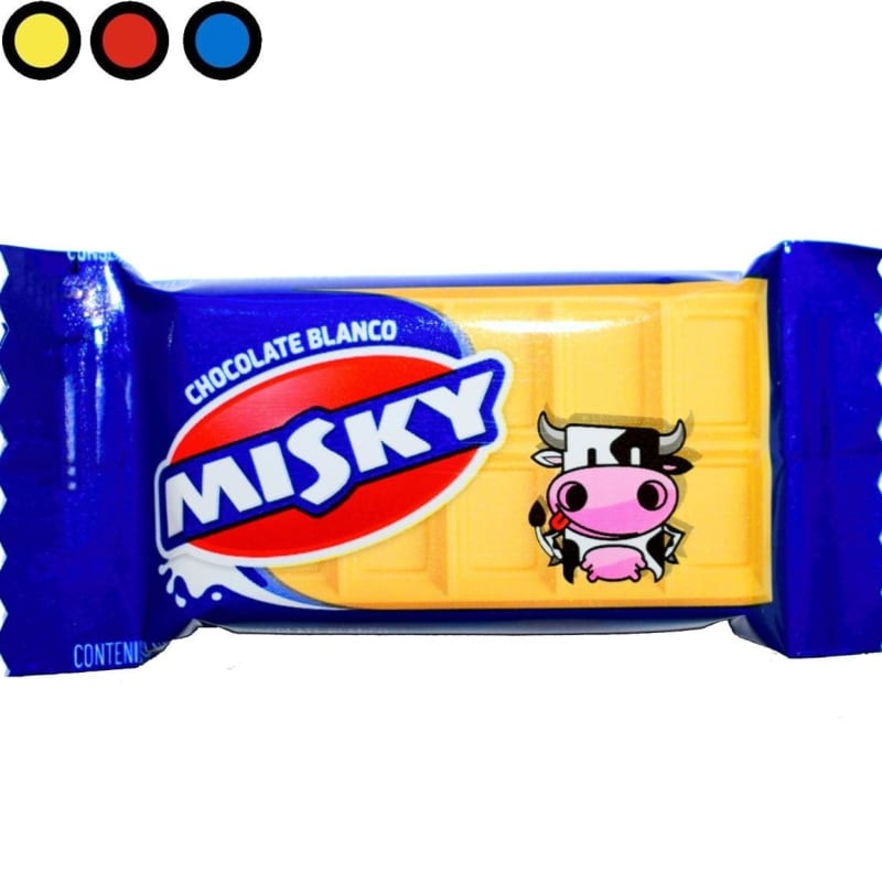 CHOC. CHOCOLATIN MISKY BLANCO 8G - CAJA X20
