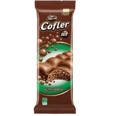 CHOC. COFLER AIR ALMENDRA X55G