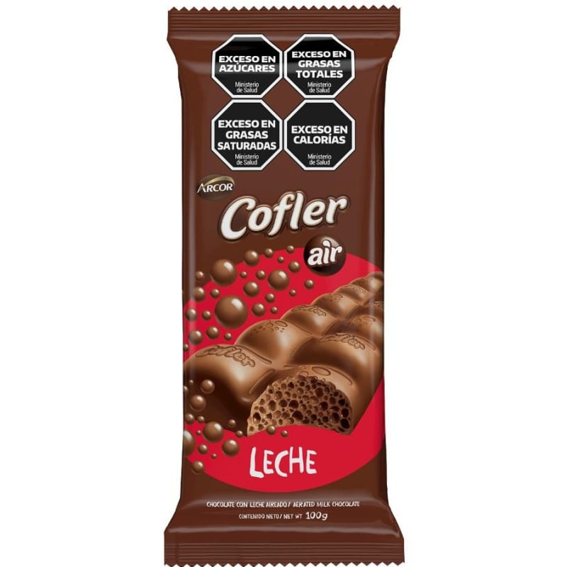 CHOC. COFLER AIR LECHE X55G ((10))