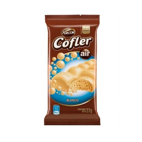 CHOC. COFLER AIREADO BLANCO X27 G - UNID