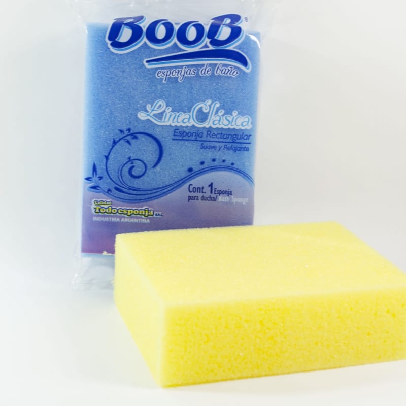 ESPONJA DE BAÑO RECTANGULAR ((12))